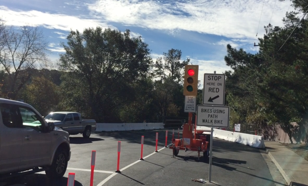 Moraga’s Canyon Bridge Re-Opens – One Lane Of It, Anyway – And It’s Getting A Workout