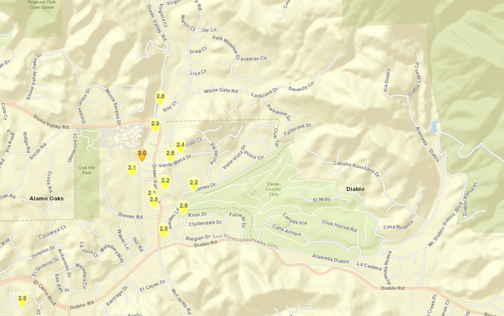 Quake Flurry Continues To Rock And Roll In Alamo-Danville, Diablo