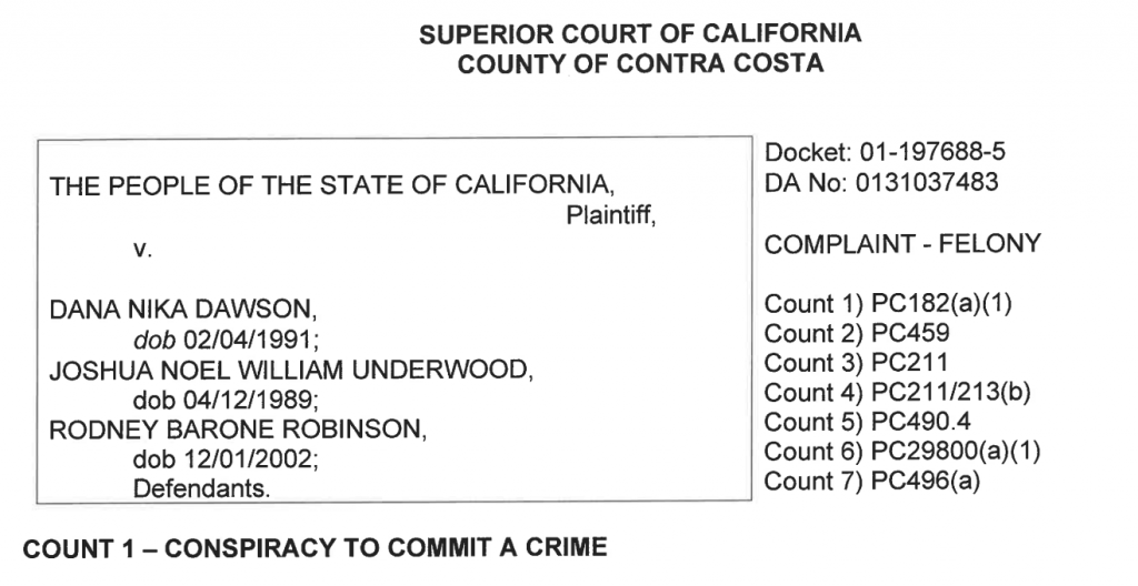 District Attorney Lists Charges Against Nordstrom Theft Suspects