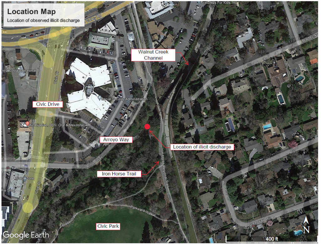 UPDATE: County Removes “Potential Illicit Discharge” From Walnut Creek Channel
