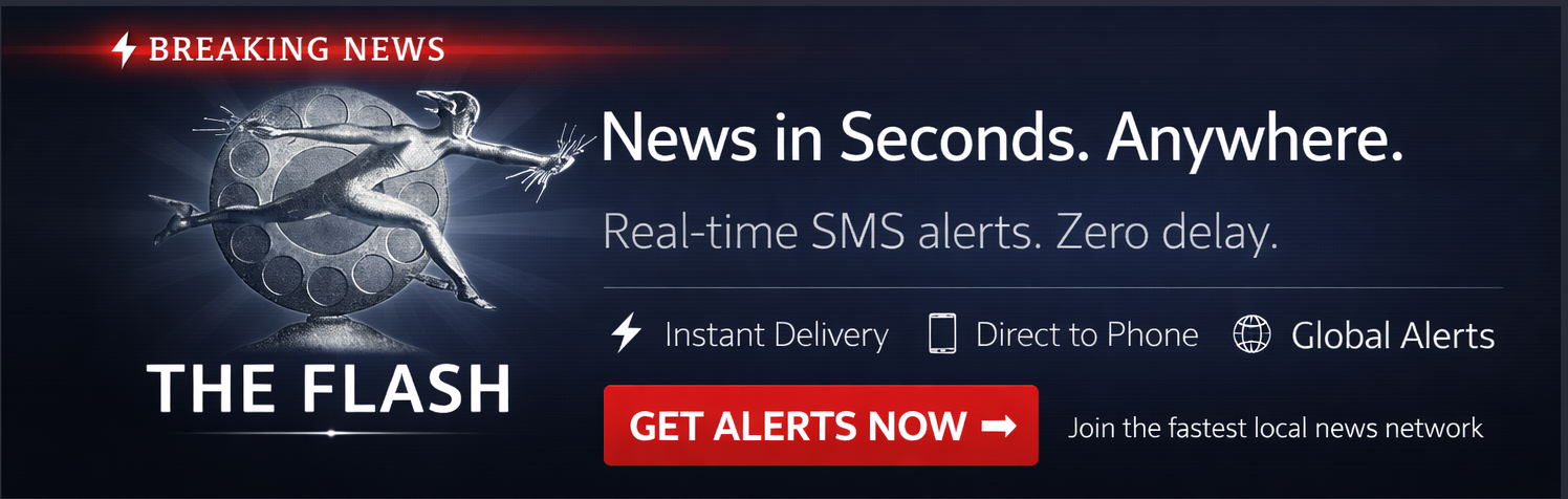 Breaking news in seconds banner